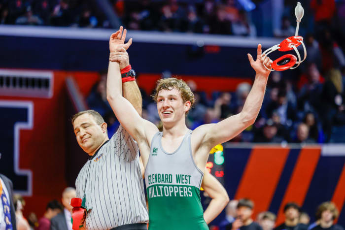 Illinois wrestling championships February 17 2024 Nate Latsch 25922